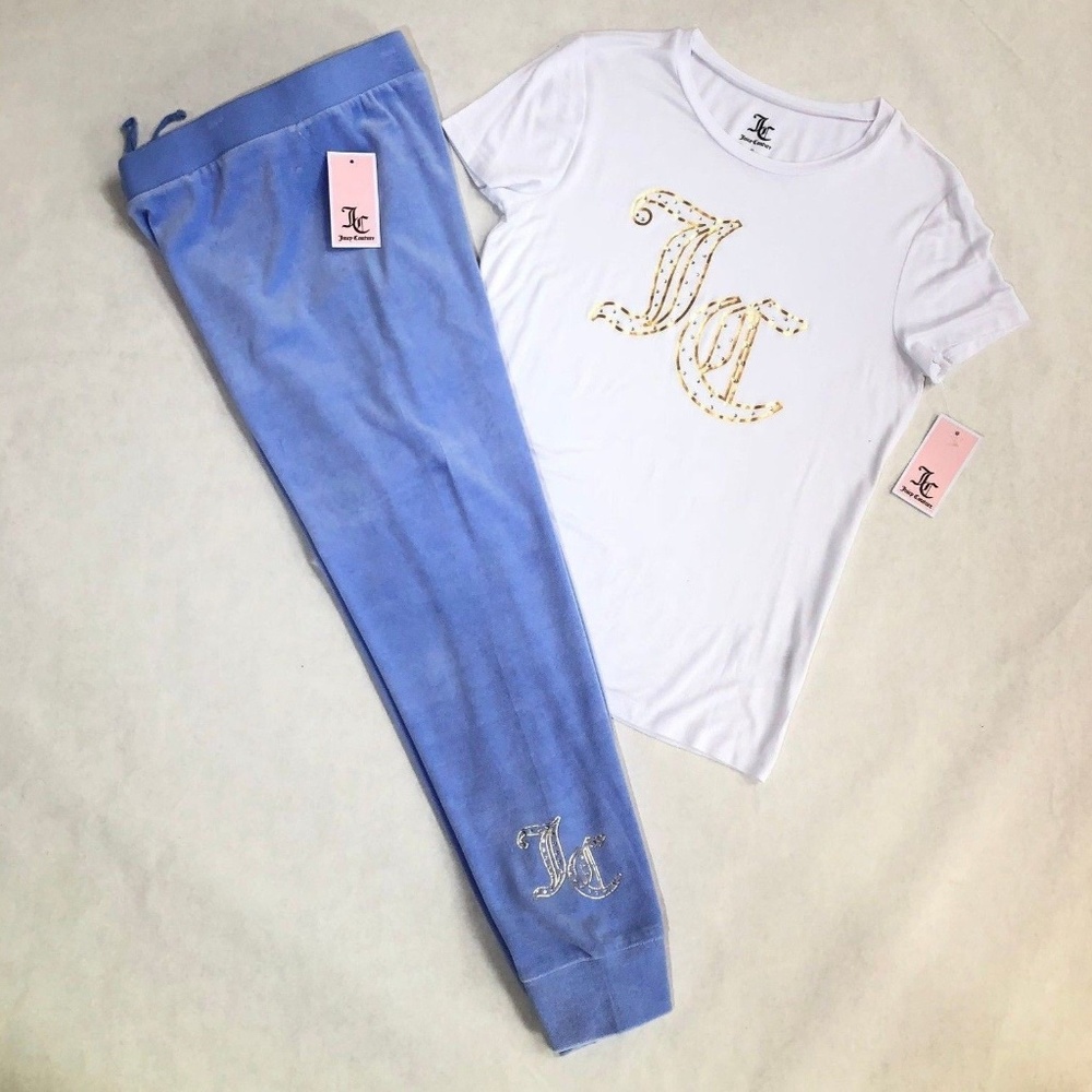 Juicy Couture Hydrangea Zuma Pant JC Logo